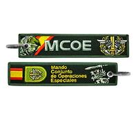 Tacro Llavero Bordado Ejército de Tierra MCOE Mando Conjunto de Operaciones Especiales Militares Fuerzas Armadas Españolas Negro