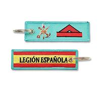 Tacro Llavero Legión Española Divisa (OR-2) Caballero Legionario de Primera Ejercito de Tierra Fuerzas Armadas España Verde Bordado