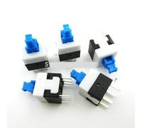 Tact Switch 20PCS / Lot 8X8 8 * mm 6Pin Push Tactile Power Micro Bloqueo automático Botón de encendido apagado Interruptor enganche Electrónico al por mayor