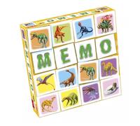 Tactic 55802 Match MEMO Board Family Easy to Play Childrens Well Made Pairs Dinosaur Fun , Memory Game for Kids Ages 3+, Multi