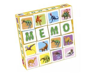 Tactic 55802 Match MEMO Board Family Easy to Play Childrens Well Made Pairs Dinosaur Fun , Memory Game for Kids Ages 3+, Multi