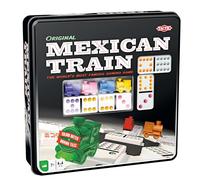 Tactic - 54005 - Tren mexicano - 91 fichas de dominó - 8 jugadores - caja de metal (surtida)