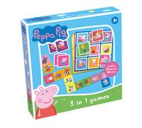 Tactic Peppa Pig 3 in 1 Lotto,Domino,Memo