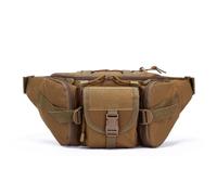 Táctica Fanny Pack, Doble Espera Bolsa de Caderas con Bolsa de amortiguación, Pesca al Aire Libre, Bicicleta de Senderismo Paquete práctico