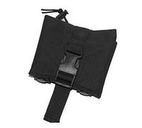 Táctica Molle Dump Bolsa,600D Nailon Plegable Bolsa EDC Bolsas Para Senderismo Al Aire Libre, Acampada, Caza (negro)