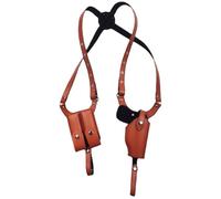 Táctica Oculta Pistola,Fundas De Cuero Militar Dedoble Hombro Bajo El Brazo De Pistola De Mano Bolsa De Transporte Para P320/P220/P226/P227/G17/22/31/1911/QSZ92/QSZ92G De Caza De Acceso Brown,B