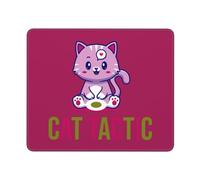 Táctica para La Felicidad del Gato Mousepad Antideslizante Alfombrilla De Escritorio Agradable Mouse Pad para Pc Gaming Ordenador 25X30Cm