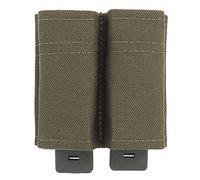 Tactical 1911 mag Pouch One Double Double Holder Modular Open Top Top mag Carrier Molestar Bolsa Láser Cut Airsoft Caza (Color : MG-F-05-RG, Size : M)