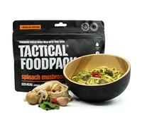 Tactical?Foodpack?Pasta?con?Espinacas?y?Champiñones liofilizada vegana?525?kcal?110?g?|?Lista en?5?9?min?|?Ración ligera para kits de emergencia, senderismo y outdoor