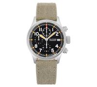 Tactical Frog Reloj de Pulsera Militado de 39 mm, Cristal de Zafiro, Cuarzo, Luminoso, Resistente al Agua hasta 100 m, con Correa de Nailon, Cinta De Lona Verde, VK67-Date / C3 / Green Canvas Band