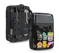 TACTICAL GEEK Block E3.0 X-Pac Multicam Negro Bolsa Molle Bolsa EDC Bolsa táctica compacta Impermeable Bolsa EDC Multifuncional Bolsa Molle Ligera organizadora con Bolsillo para teléfono móvil