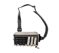 TACTICAL_G ache L3 EDC - Bolso bandolera ligero para hombre y mujer, compacto, bandolera ajustable, bandolera para el hombro, bolso de pecho para viajes, escuela, senderismo, 1000d Desert Tan