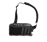 TACTICAL_GEEK Cache L3 X-pac Multicam Negro EDC Bolso Sling Para Pecho, Bolso cruzado, Bolso de Hombro, Porte de Viaje, Cremallera YKK, Mochila Táctica de Hombro, Correa Ambidiestra de Excursionismo
