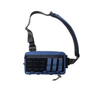 TACTICAL_G ache L3C EDC - Bolso bandolera ligero para hombre y mujer, compacto, bandolera ajustable, bandolera para el hombro, bolso de pecho para viajes, escuela, senderismo, 1000d Azul