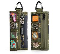 TACTICAL GEEK Pouch A2 L EDC de Nylon 500D - Organizador de Bolsillo Compacto para Hombres - Bolsa Molle para Nudillos, Encendedor, Monedas - Pequeño y Práctico