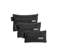 TACTICAL_GEEK Storage A5 EDC Juego de bolsas de almacenamiento multiusos con ganchos y trabillas EDC Gadget, Utility Pequeña bolsa de herramientas, organizador de bolsas para uso diario, Net Black,