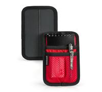 TACTICAL GEEK TCM4 Mini EDC Tablero Organizador, Accesorios De Mochila con Panel Trasero Liso, Panel De Inserción De Bolsa De Administración Modular con Bolsillo Abierto & Bolsillo De Malla, Rojo