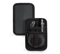 TACTICAL GEEK TCM4 Mini EDC Tablero Organizador, Accesorios De Mochila con Panel Trasero Liso, Panel De Inserción De Bolsa De Administración Modular con Bolsillo Abierto & Bolsillo De Malla, Negro