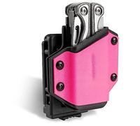 TACTICAL GEEK TGCode G4 Funda de Kydex para LEATHERMAN Multiherramienta, con ajuste automático, se adapta a la mayoría de los anchos de cinturón de las multiherramientas, abrazadera de funda de nylon