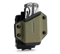 TACTICAL GEEK TGCode G4 Funda de Kydex para LEATHERMAN Multiherramienta, con ajuste automático, se adapta a la mayoría de los anchos de cinturón de las multiherramientas, abrazadera de funda de nylon