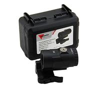 Tactical M-AGC - Mira de rifle de lupa 3X con montaje de liberación rápida abatible a lado para riel de 20 mm, color negro