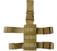 Tactical Molle Drop Leg Gun Platform Platform Universal Magazine Pouch Musigh Rig Banner Adaptador de Lanzamiento rápido Gear de Caza (Color : TBLB15-T, Size : M)
