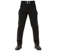 Tactical Pants for Men, Tactical Waterproof Pants Men, Heavy Duty Work Pants, Multi-Pocket Tactical Cargo Outdoor Trousers (L,A-Black)