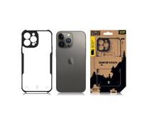 Tactical quantum stealth cover for apple iphone 13 pro max clear/black