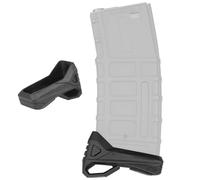 Tactical revista Quick Pull Holster antideslizante TPR placa base para P-MAG 556/762 Airsoft Tiro(Negro)