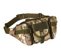 Tactical Waist Pack Military Bag Army Waist Portable Fanny Bags for Daily Life Sports Cycling Camping Hiking Hunting Fishing-BK(Q)
