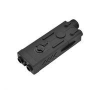 TacticalBattery Storage - Estuche de montaje de batería de iones de litio de 1600 a 2300 mAh, estilo PEQ para montaje en riel, Black, 1 pieza, Clásico