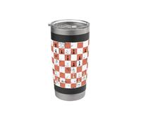 Tácticas de ajedrez de mitad Vaso térmico de acero inoxidable de doble pared