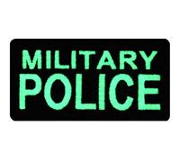 Táctico Militar Policía Broche Bordado de Gancho y Resplandor en el parche oscuro de Gancho y bucle de cierre