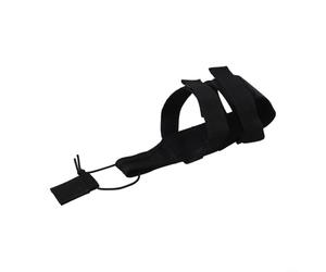 Tactics - Cinturón para botella de agua de camping con correas dobles y cordón elástico para un transporte seguro de la botella durante el uso activo (negro)