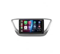Táctil de Navegación GPS para Hyundai Verna Solaris 2016-2018 Android 15 9 Pulgadas Car Navegación Mirror Link SWC para, 8 Core 6G+128G