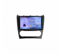 Táctil Pantalla Carplay Coche para Benz W203 W209 C180 C200 C220 C230 Enlace Espejo, Navegación, Siri, Aux, Bluetooth, Airplay, Lectura de Vídeo, Navegación GPS, Mirror Link, FM, 8 Nuclear 8G+256G