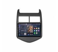 Táctil Pantalla Carplay Coche para Chevrolet Aveo 2 Sonic 2011-2015 Cámara Trasera - HD Pantalla Carplay Mirror Link - Portátil Radio Coche Bluetooth con, 4 Nuclear 1G+32G