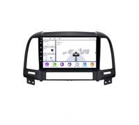 Táctil Pantalla Carplay Coche para Hyundai Sante Fe 2 2006-2012 Pantalla de Coche con Carplay y Android Auto Inalámbricos, Bluetooth, Mirror Link, Navegación GPS, 4 Nuclear 1G+32G