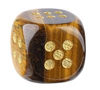 Tactile Player-Focused Build: Gemstone dice are crafted with soft-rounded corners to deliver a gentle tactile feel, comfortable in-hand experience and reliable smooth rolling action for all game ne