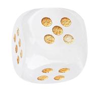 Tactile Player-Focused Build: Gemstone dice are crafted with soft-rounded corners to deliver a gentle tactile feel, comfortable in-hand experience and reliable smooth rolling action for all game ne