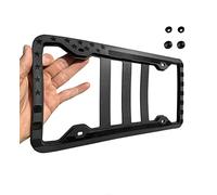 Tactilian - Marco de matrícula de Silicona con Bandera Americana, diseño de Estrellas y Rayas en 3D, Brillante en Mate para Coche, camión y SUV