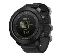 TACTIME Apache - Reloj táctico para hombre, reloj digital militar para exteriores con brújula, altímetro, barómetro, termómetro, pronóstico del tiempo, podómetro, resistente al agua hasta 50 m, caja