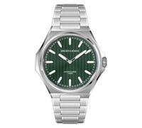 TACTO Specht & Söhne - Reloj de pulsera para hombre Randa 751 Movt ultrafino de acero inoxidable, resistente al agua hasta 100 m, color zafiro, verde