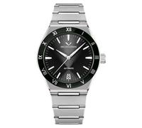 TACTO Specht & Söhne - Reloj mecánico automático de lujo para hombre, 38 mm, Japan NH35 Movt, acero inoxidable, relojes deportivos, resistente al agua 100, pulsera
