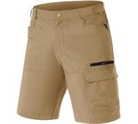 TACVASEN Pantalones Cortos al Aire Libre para Hombres Pantalones Cortos Cargo Informales Pantalones Cortos de Verano de Secado Rápido Caqui,32