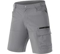 TACVASEN Pantalones Cortos Ligeros para Hombres Pantalones Cortos para Caminar de Secado Rápido Pantalones Cortos de Golf Gris Claro,32