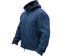 TACVASEN Sudaderas con Capucha para Hombres Chaquetas de Trabajo Chaquetas de Lana de Invierno Chaqueta con Capucha Azul Real