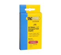 Tacwise 0289 Grapas de Corona Estrecha Galvanizadas 91/30 mm, Caja de 1000 | Punta Divergente