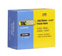 TACWISE 0293 Clavos de Acabado Galvanizados Tipo 16G / 30 mm, Paquete de 2500