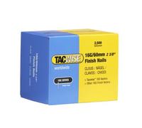 Tacwise 0300 Clavos de Acabado Galvanizados Tipo 16G / 60 mm, Paquete de 2500